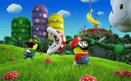 Minions Redesigned as Super Mario and Luigi