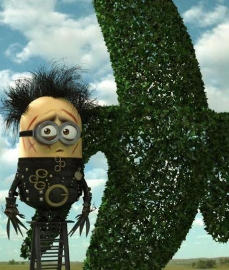 Minions Redesigned as Edward Scissorhands