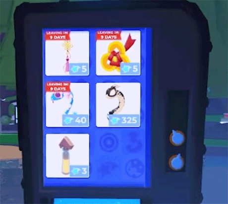 Lunar Items Vending Machine for the Lunar Event in Adopt Me Roblox