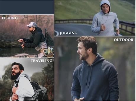 Image: Men’s Fleece-Lined Full-Zip or Pullover Hoodie - 3pk - S-2XL