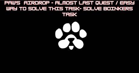 PAWS Airdrop