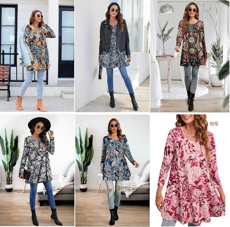 Image: Plus Size A-Line Swing Tops