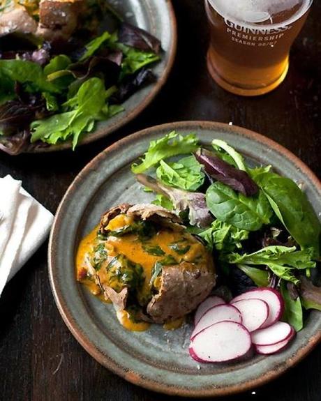 Ten Tips to Make the Perfect Jacket Potato Jacket potato with spinach curry sauce