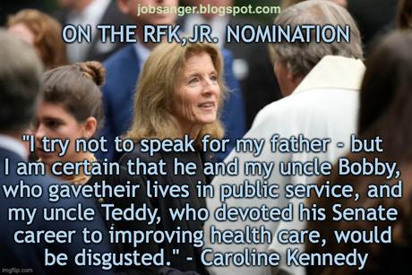 Caroline Kennedy Asks Senators To NOT Confirm RFK,JR As HHS Head