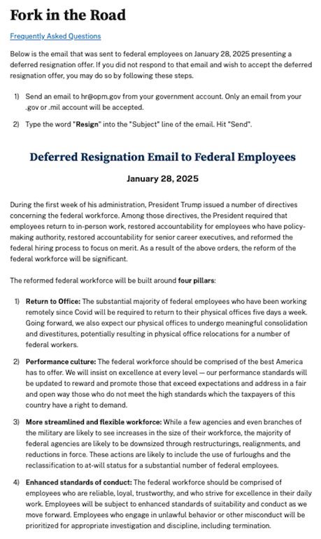 Trump's Memo To Federal Employees Is A Scam, A Purge, And It's Illegal