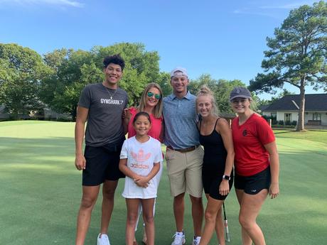 Randi Martin and Patrick Mahomes family