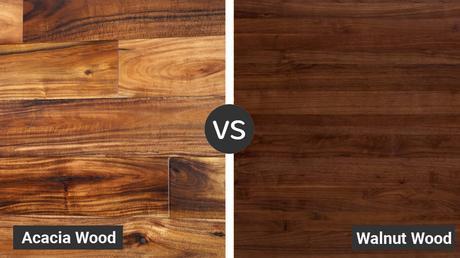 Acacia Wood Comparison: Differences and Similarities of Acacia vs Woods Acacia Wood vs Walnut Wood