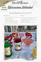 Effervescence Unleashed Cocktail of the Month for February 2025: Sparkling Rosé French 75