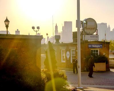 Sunrise in Newport Harbor, Jersey City, December 2007