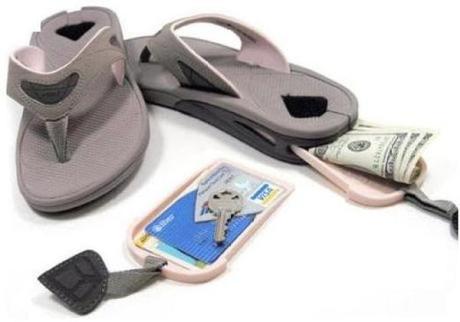 Secret Stash Inspired Flip Flops