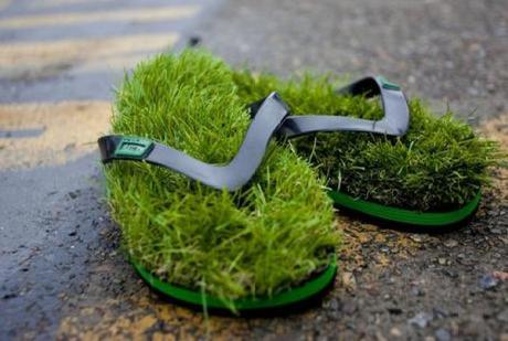 Lawn Inspired Flip Flops