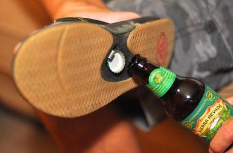 Bottle Opener Inspired Flip Flops