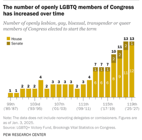 The 119th Congress Has 13 LGBTQ Members