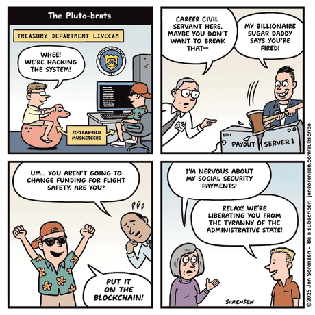 Musk's Pluto-Brats