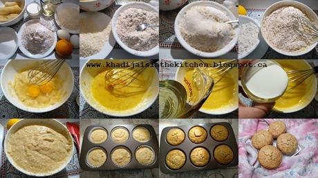 MUFFINS À LA BANANE ET NOIX DE COCO / COCONUT BANANA MUFFINS /MAGDALENAS DE BANANA Y COCO / مافن الموز وجوز الهند MUFFINS À LA BANANE ET NOIX DE COCO / COCONUT BANANA MUFFINS /MAGDALENAS DE BANANA Y COCO / مافن الموز وجوز الهند