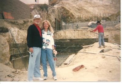 AFTER THE LAGUNA BEACH FIRE THE REBUILDING PROCESS BEGINS.