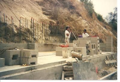 AFTER THE LAGUNA BEACH FIRE THE REBUILDING PROCESS BEGINS.