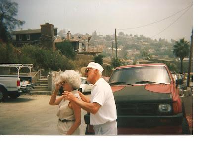 AFTER THE LAGUNA BEACH FIRE THE REBUILDING PROCESS BEGINS.