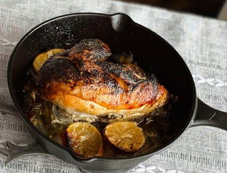 Cast Iron Roast Chicken Quarter