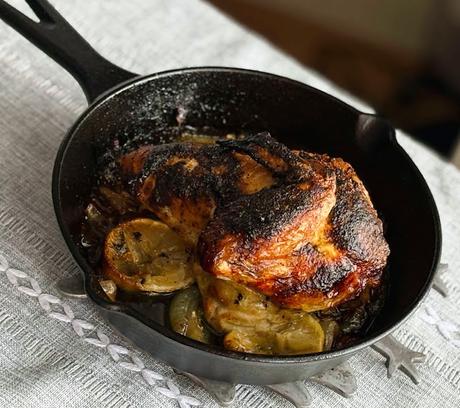 Cast Iron Roast Chicken Quarter