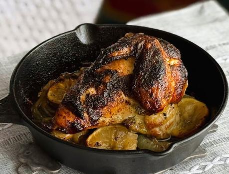 Cast Iron Roast Chicken Quarter