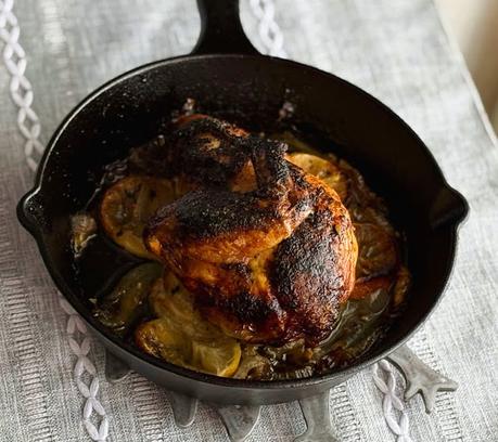 Cast Iron Roast Chicken Quarter