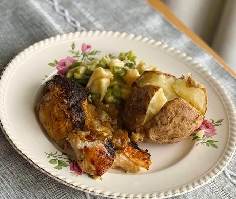 Cast Iron Roast Chicken Quarter
