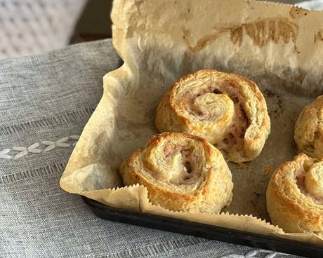 Ham Filled Buttermilk Biscuit Swirls