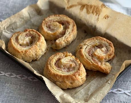 Ham Filled Buttermilk Biscuit Swirls
