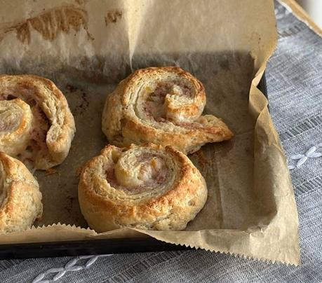 Ham Filled Buttermilk Biscuit Swirls