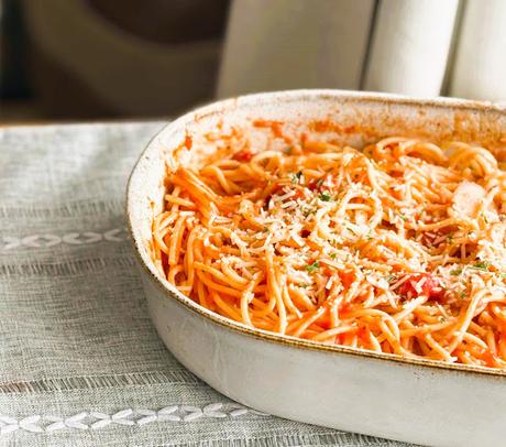 One Pan Oven Spaghetti One Pan Oven Spaghetti