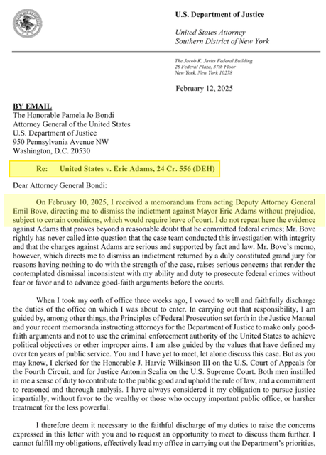 The Resignation Letter Danielle Sassoon Wrote To AG Bondi The Resignation Letter Danielle Sassoon Wrote To AG Bondi