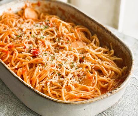 One Pan Oven Spaghetti One Pan Oven Spaghetti