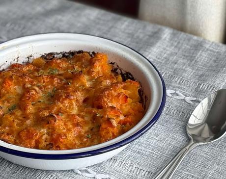 Cheesy Rutabaga & Carrot Casserole Cheesy Rutabaga & Carrot Casserole