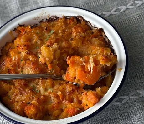 Cheesy Rutabaga & Carrot Casserole Cheesy Rutabaga & Carrot Casserole