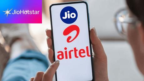 Free JioHotstar subscription airtel recharge plan 551 rupees cheaper than jio 949 plan