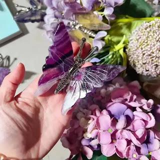 Discover the Enchantment of Rainbow Fluorite Butterfly Wings Crafts Discover the Enchantment of Rainbow Fluorite Butterfly Wings Crafts