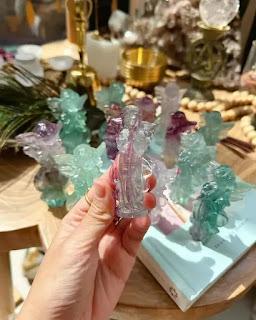 The Enchanting World of Rainbow Fluorite Angel Baby Carving Crafts The Enchanting World of Rainbow Fluorite Angel Baby Carving Crafts