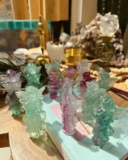The Enchanting World of Rainbow Fluorite Angel Baby Carving Crafts The Enchanting World of Rainbow Fluorite Angel Baby Carving Crafts