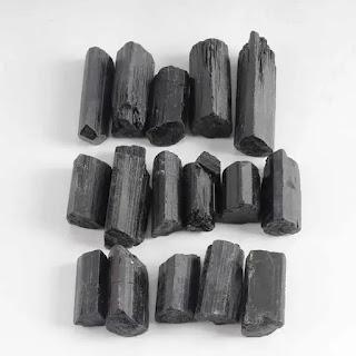 The Mystique of Natural Black Tourmaline Rough Stone: Formation and Healing Properties