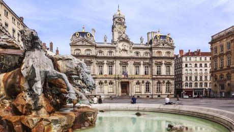 Our 4 Favorite Europe Destination Pairings Enchanting Travels France Tours The Terreaux square with fountain in Lyon city, France