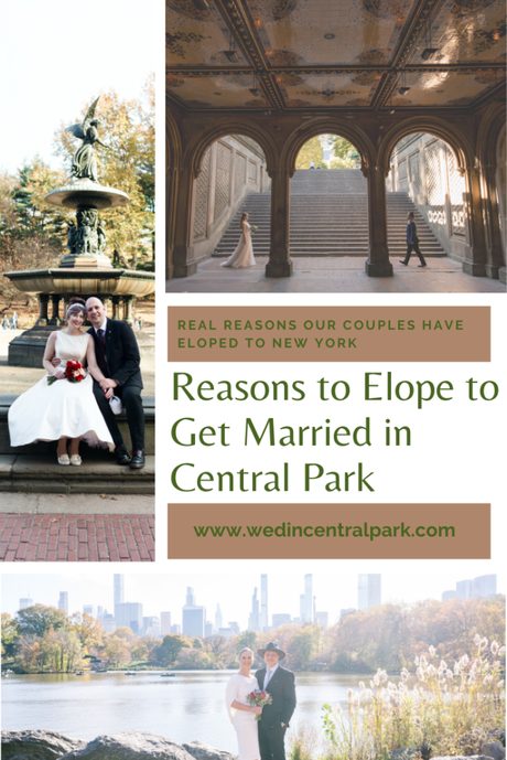 Real reasons couples have eloped to New York to get married in Central Park