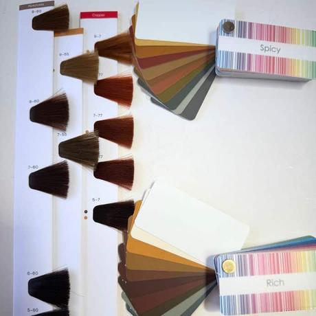 Warm complexions can take warmer hair colours like copper and gold