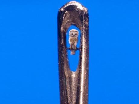 Miniature Sculpture: Owl