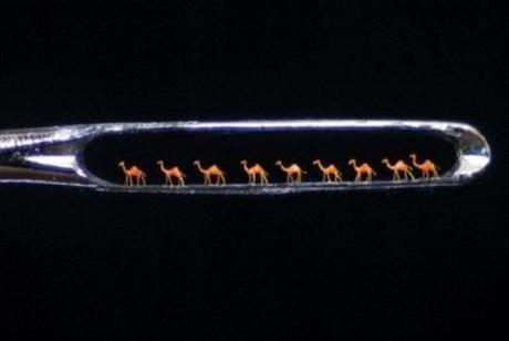 Miniature Sculpture: Camels