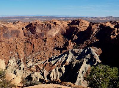 Upheaval Dome, the most peculiar structural feature in southeast Utah