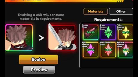 Evolve Itaduri into Sakuna