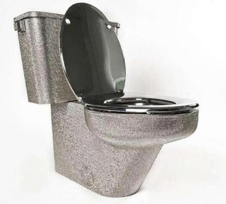 Sit in Style: Ten of The Most Unusual Toilets in the World Swarovski Inspired toilet