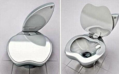 Sit in Style: Ten of The Most Unusual Toilets in the World Apple Shaped Toilet
