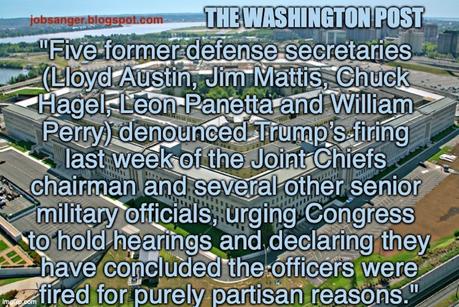 Former Defense Secretaries Call For Firings Of Military To Be Investigated